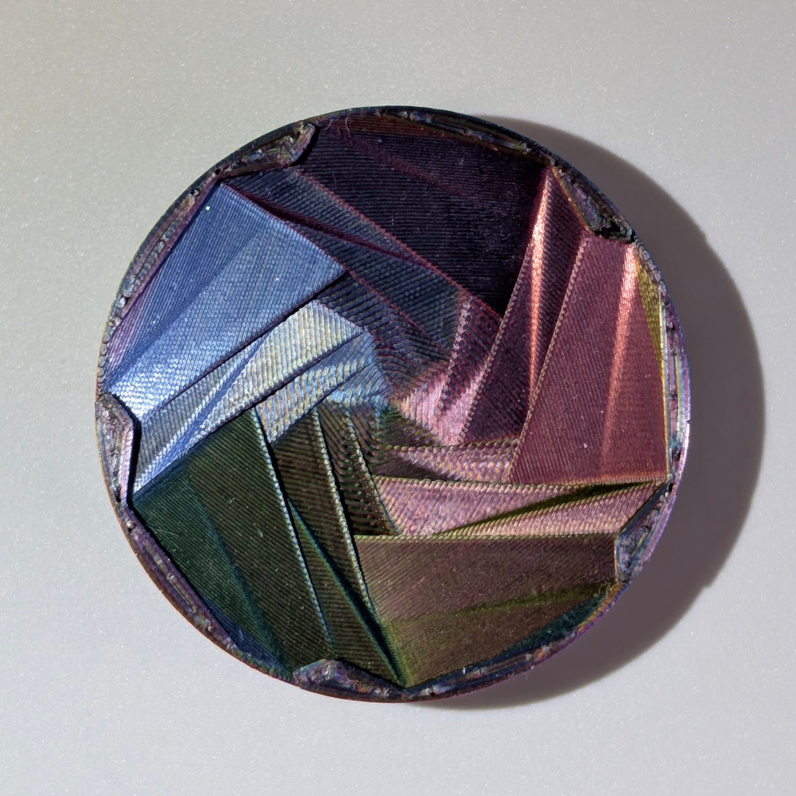 3D Printed Facet Spiral