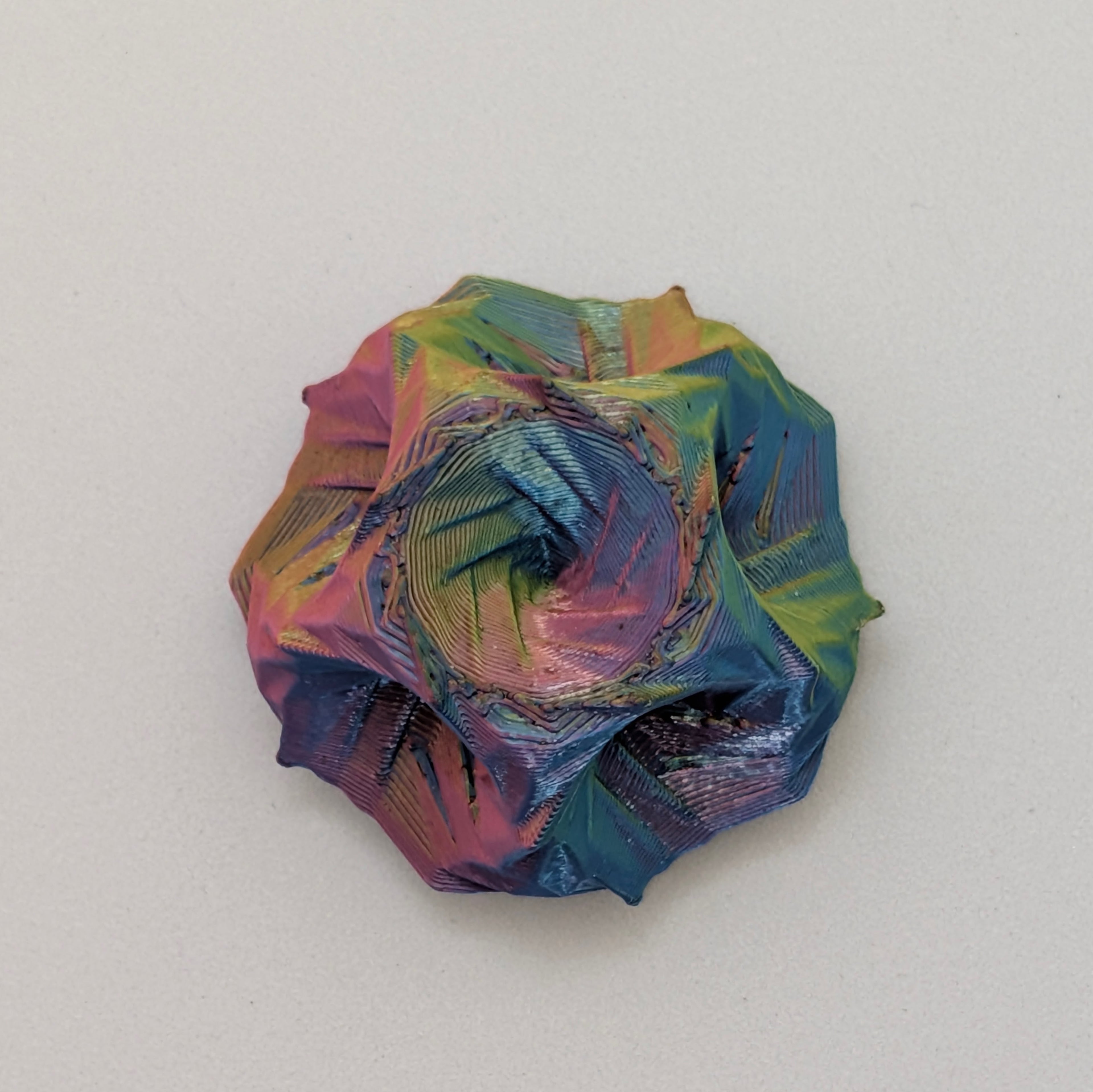 3D Printed Half Rose